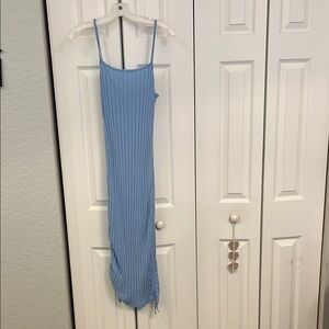 Elegant Blue Maxi Dress